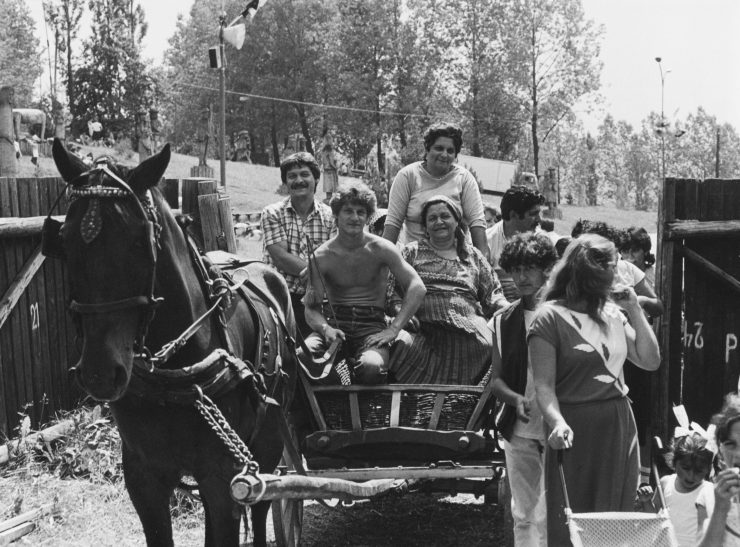 Rómovia na festivale vo Východnej v roku 1986. (Zdroj: Národné osvetové centrum)